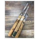 Lot of 3 wood turning tools