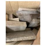 Lot with several small blocks of exotic woods perf