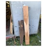 2 Koa planks 1 is in very rough condition, better