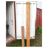 Lot of 2 Koa boards: 1 is 97" x 7" x 1", medium fi