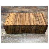 Large block of Zebrawood, 9" x 4.5" x 3"