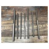 Lot with several bowl gouge replacement parts for