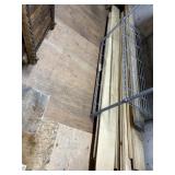 Shelf lot of mostly milled birch, average length i