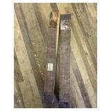 Lot with 2 pieces of cocobolo, each about 18" x 2"