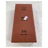 $10 Box of assorted wheat cents, 20 rolls total