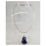 Sterling silver pendant on a sterling silver chain