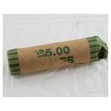Roll of 1955 silver Roosevelt dimes all AU or bett