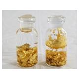 2 Vials of Alaskan gold flakes