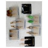 Lot with several pairs of hypoallergenic earrings