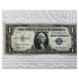 1935 Double date silver certificate, Julien/ Morge