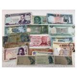 Assorted foreign bills