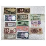 Assorted foreign bills