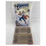 Lot with DC comics Superman Wedding Album and 2 Se