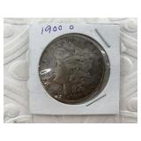 1900 O Morgan silver dollar, low grade
