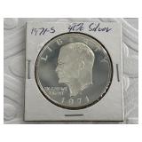 1971 S Silver proof Eisenhower dollar
