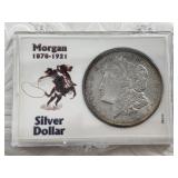 1921 Morgan silver dollar