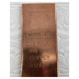 1 Pound bar of 999 fine copper