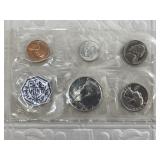 1966 P Unc. Coin set with 90% silver Kennedy half