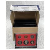 Five 1980 Proof sets in original Treasury mailing