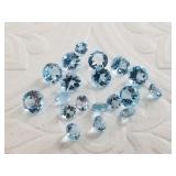 20cts of cut and polished topaz gemstones
