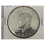1971 S Silver proof Eisenhower dollar