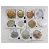 Nice lot of collectable coins, tokens and trade do