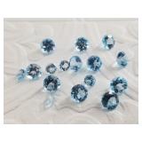 20cts of cut and polished topaz gemstones