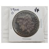 1900 O Morgan silver dollar