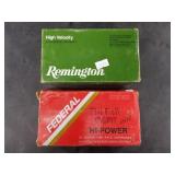 Two boxes of .338 WIN MAG various specifications N