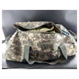 US Army duffel bag filled with field supplies: sle