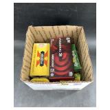 Mixed lot of ammo: .45 Colt, 7mm Mauser, and .22 C