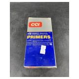 1000 Count box of CCI #500 small pistol primers NO