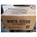 2 Boxes of White Flyer, clay pigeons, 135 count, a