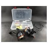 Small amount of tackle and 2 reels