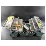 Tackle box with tackle NO SHIPPING