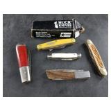 Bag lot of vintage and antique knives
