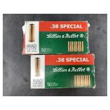 2 Partial boxes of 38 Special NO SHIPPING