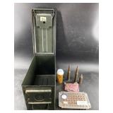 Lot with a steel ammo can, Lake City Arsenal .450B
