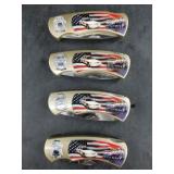 4 Commemorative folding knives