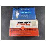 28 Total mixed rounds of 7x57mm Mauser rifle cartr