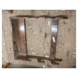 2 Wall mountable 3 space rifle racks  25" wide x 5