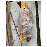 Lot with a vintage electric Craftsman chain saw an