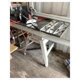 Rigid table mounted saw, with accessories, NO SHIP