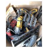 Box full of misc. power, corded, and pneumatic too