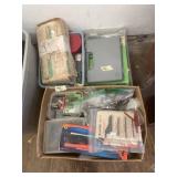Large assorted lot: fasteners, soldering irons, ab