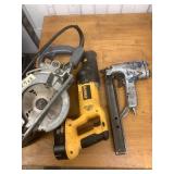 3 Assorted electric battery and pneumatic power to