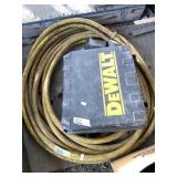 Lot with a DeWalt drill damaged beyond repair and