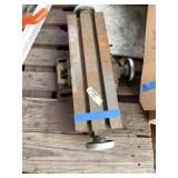 Portion of a lathe, adjustable base,  23" long NO