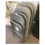 10 Metal folding chairs all in good order NO SHIPP