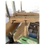 3 Wood box clamps NO SHIPPING